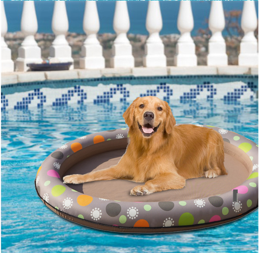 Inflatable Floating Pool Raft for All Dogs