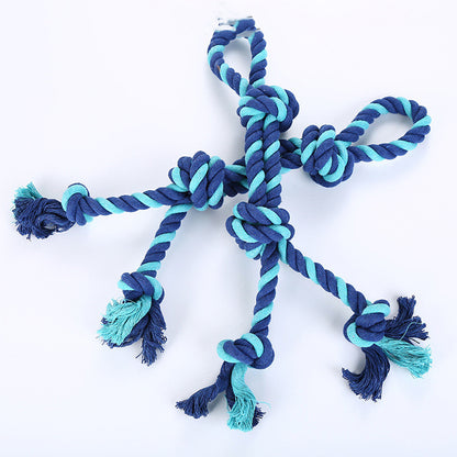 Big Cotton Knotted Rope Cleaning Toy for Dogs