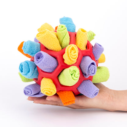 Dog Sniff & Snack Puzzle Snuffle Ball Toy