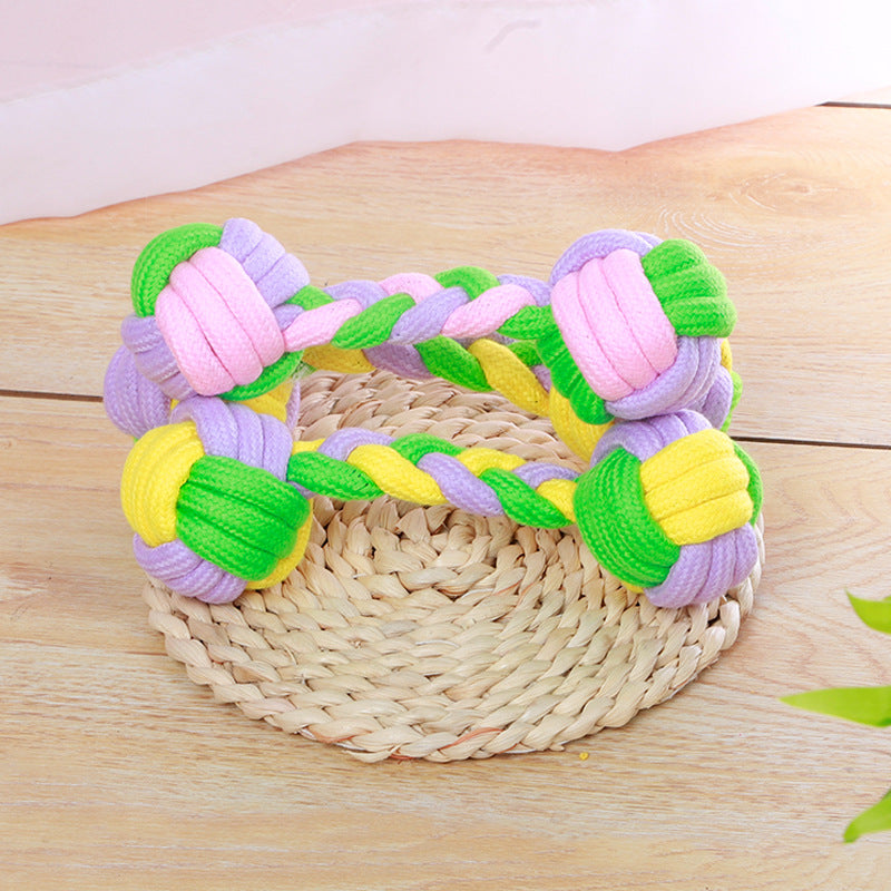 Cotton Candy Rope Toy - Natural Material