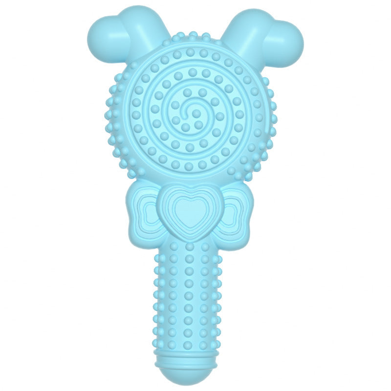Bite-Resistant Dental Lollipop Chew Toy for Dogs