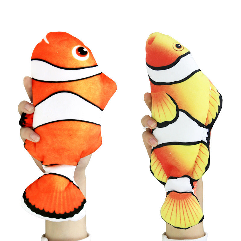 Flopping Simulated Fish Toy for Cats and Dogs