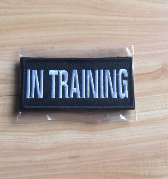 Embroidered Service Badge for Dog Harnesses