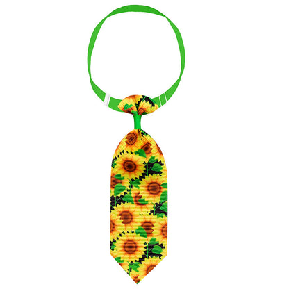 Sunflower Tie Spring-Summer Collars for Dogs