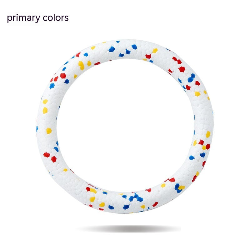 Durable Textured 7 Inch Chew Ring Toy for Dogs