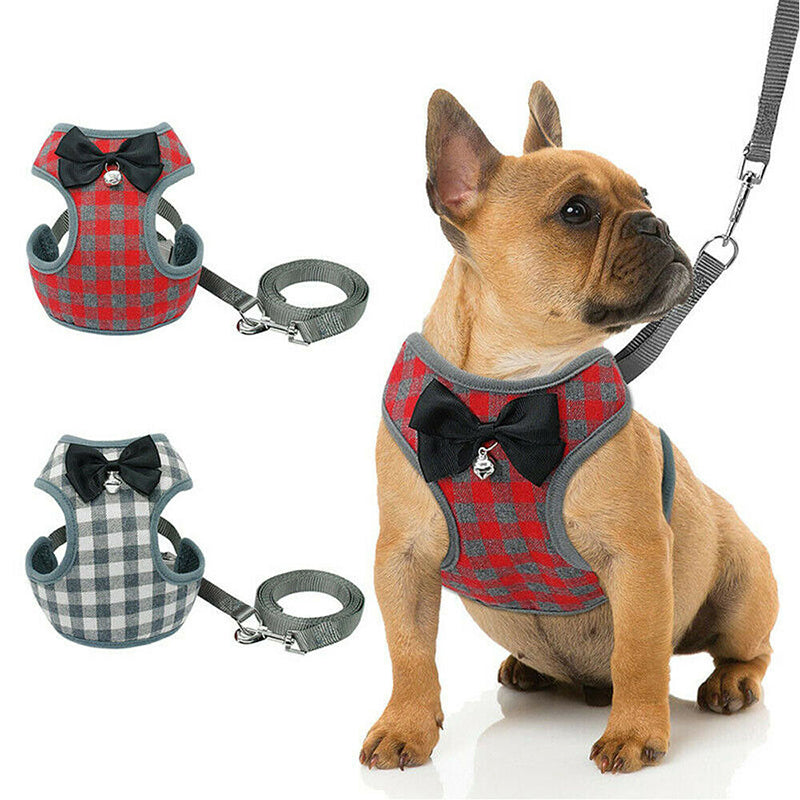 Cute Harness Vest with Leash for Dogs or Cats