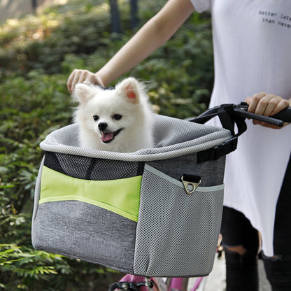 Dog Bicycle Safety Basket for Small Pets