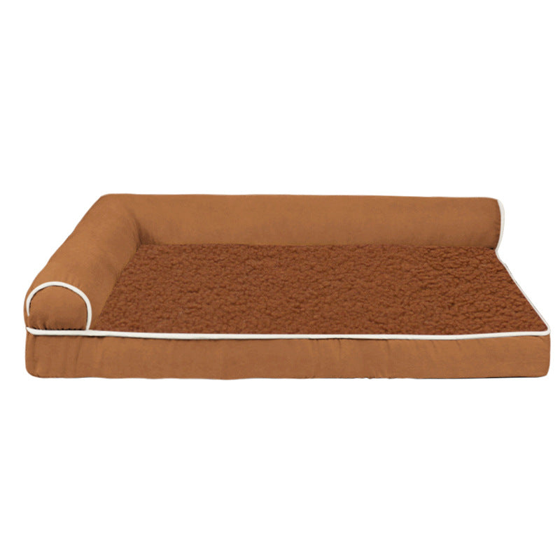 Thick Memory Foam Bolstered All Season Bed for Dogs and Cats