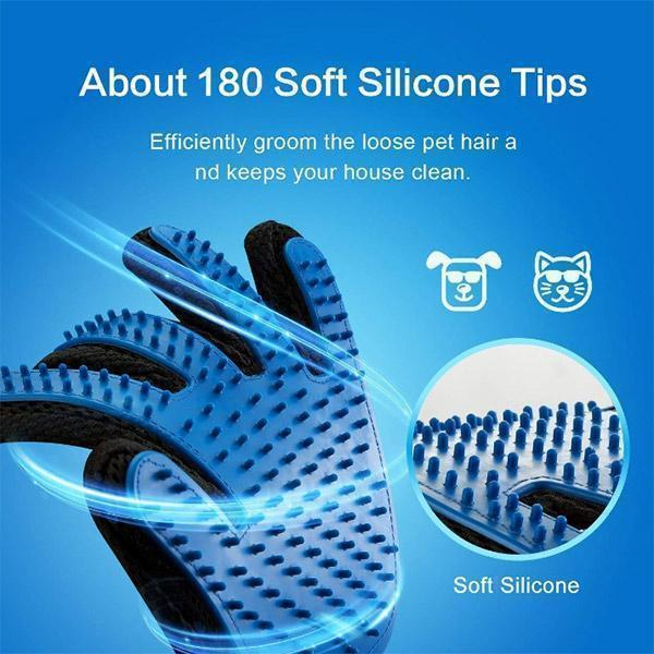 Dog and Cat Hair Removal Gloves and Soft Washer