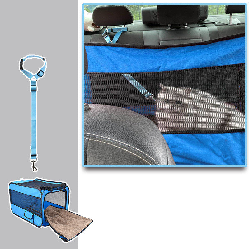 Folding Travel Carrier Kennel for Cats and Dogs