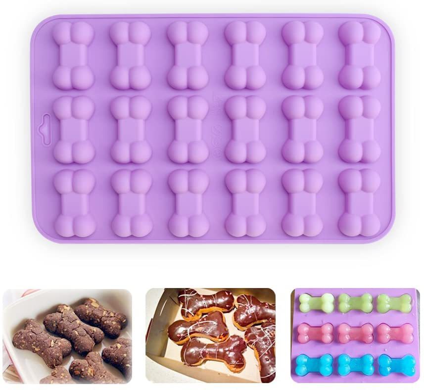 Silicone Bone Treat Baking Molds For Dogs