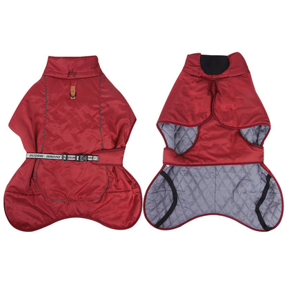 Warm Quilted Winter Jacket for Large Breed Dogs