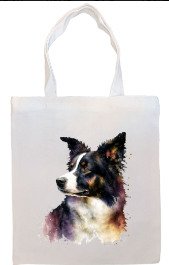 Breed Specific Dog Image Zippered Tote Bag