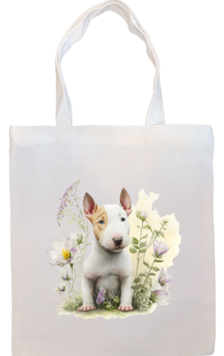 Breed Specific Dog Image Zippered Tote Bag