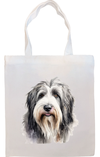 Breed Specific Dog Image Zippered Tote Bag