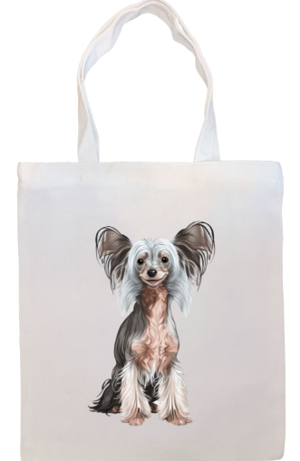 Breed Specific Dog Image Zippered Tote Bag