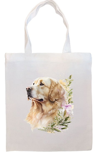 Breed Specific Dog Image Zippered Tote Bag