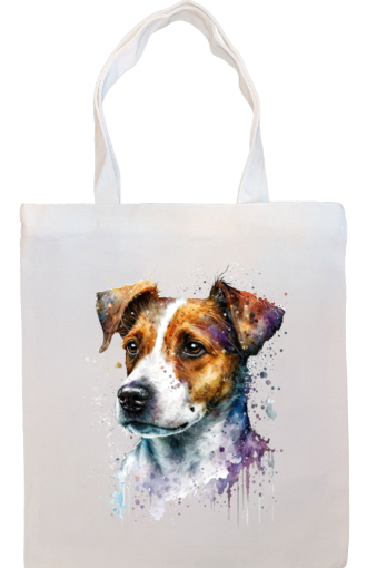 Breed Specific Dog Image Zippered Tote Bag