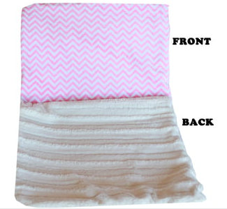 Luxurious Plush Wavey Pink for Dogs and Cats Blanket