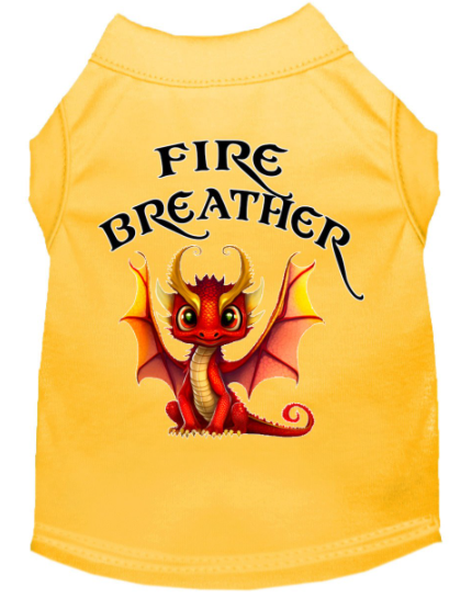 Stylish Dragon Shirts for Dogs and Cats - Fire Breather