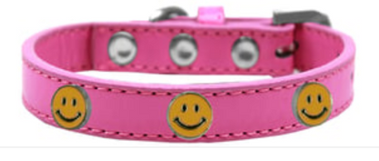 Fun Widget Dog and Cat Collars - Happy Face