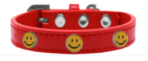 Fun Widget Dog and Cat Collars - Happy Face