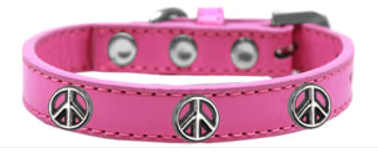 Fun Widget Dog and Cat Collars - Peace Sign