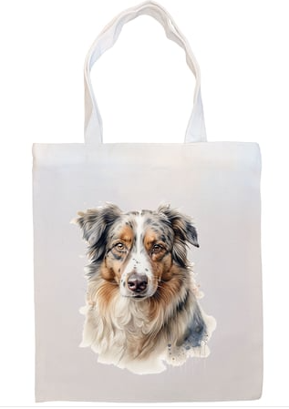 Special - Breed Specific Canvas Tote - example - Australian Shepherd