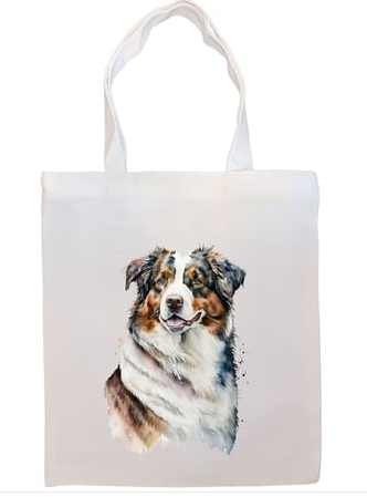 Special - Breed Specific Canvas Tote - example - Australian Shepherd