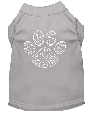 Henna Paw Print Shirts for Dogs and Cats