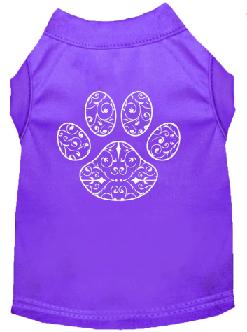 Henna Paw Print Shirts for Dogs and Cats