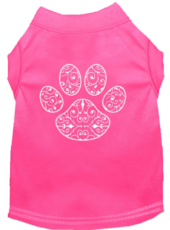 Henna Paw Print Shirts for Dogs and Cats