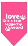 Love is a Four Legged Word - Bandana Drool Towel for Dogs