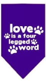 Love is a Four Legged Word - Bandana Drool Towel for Dogs