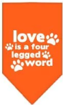 Love is a Four Legged Word - Bandana Drool Towel for Dogs