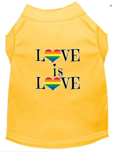 Love is Love - Soft Shirt for Dogs and Cats