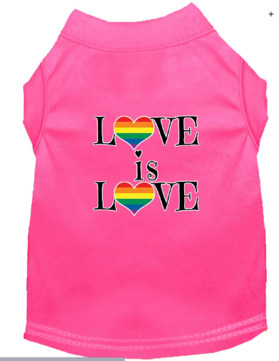 Love is Love - Soft Shirt for Dogs and Cats