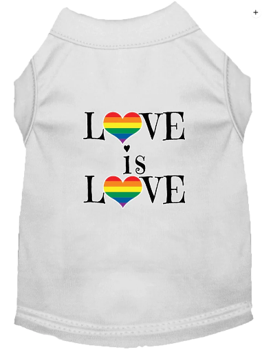 Love is Love - Soft Shirt for Dogs and Cats