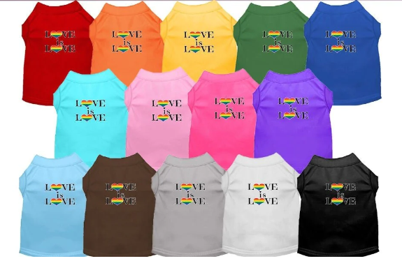 Love is Love - Soft Shirt for Dogs and Cats