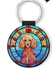 Unique Breed Specific Dog Image Key Fobs