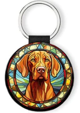 Unique Breed Specific Dog Image Key Fobs