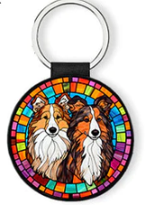 Unique Breed Specific Dog Image Key Fobs