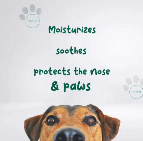 BeNat Pets - Furry Pet Nose and Paw Balm for Dogs