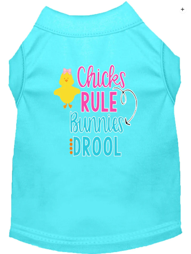 Chicks Rule, Bunnies Drool - Spring Shirt for Dogs and Cats