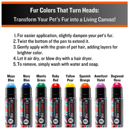 Safe Non Toxic and Temporary Hair Dye Colors for Dogs