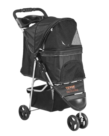 3 Wheel Stroller for Small Dogs and Cats