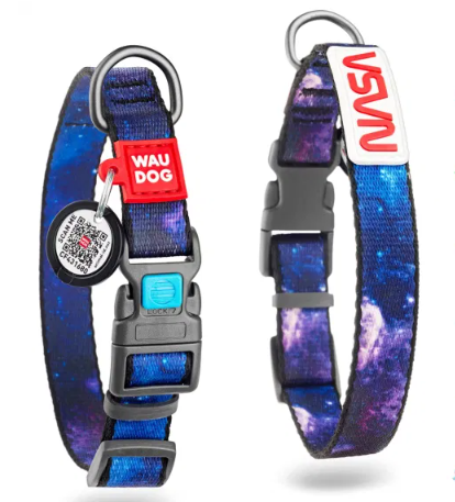 NASA Licensed Space Pattern Nylon Collar for Dogs