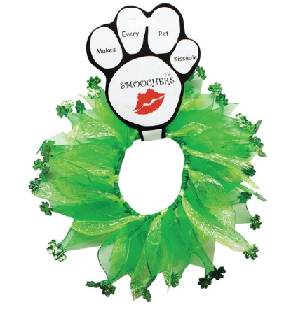 St. Patrick's Day Fun 'Smoocher' Collar for Dogs and Cats