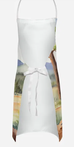 Welsh Terrier - Welcome Cowboy Apron for Cooking, Baking and Crafts for Adult Women and Men - Unisex Large