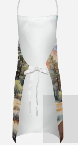 Vizsla - Welcome Cowboy Apron for Cooking, Baking and Crafts for Adult Women and Men - Unisex Large